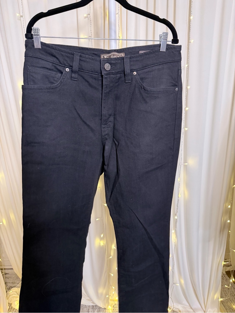 Heritage Black Straight Jeans